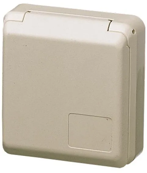 Mennekes CEE vägguttag utanpåliggande 5-polig 16A 400V IP44 6H 4115