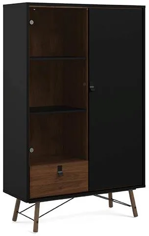 Tvilum Ry Vitrine 86008gmdj 1 dörr + 1 glasdörr + 1 låda